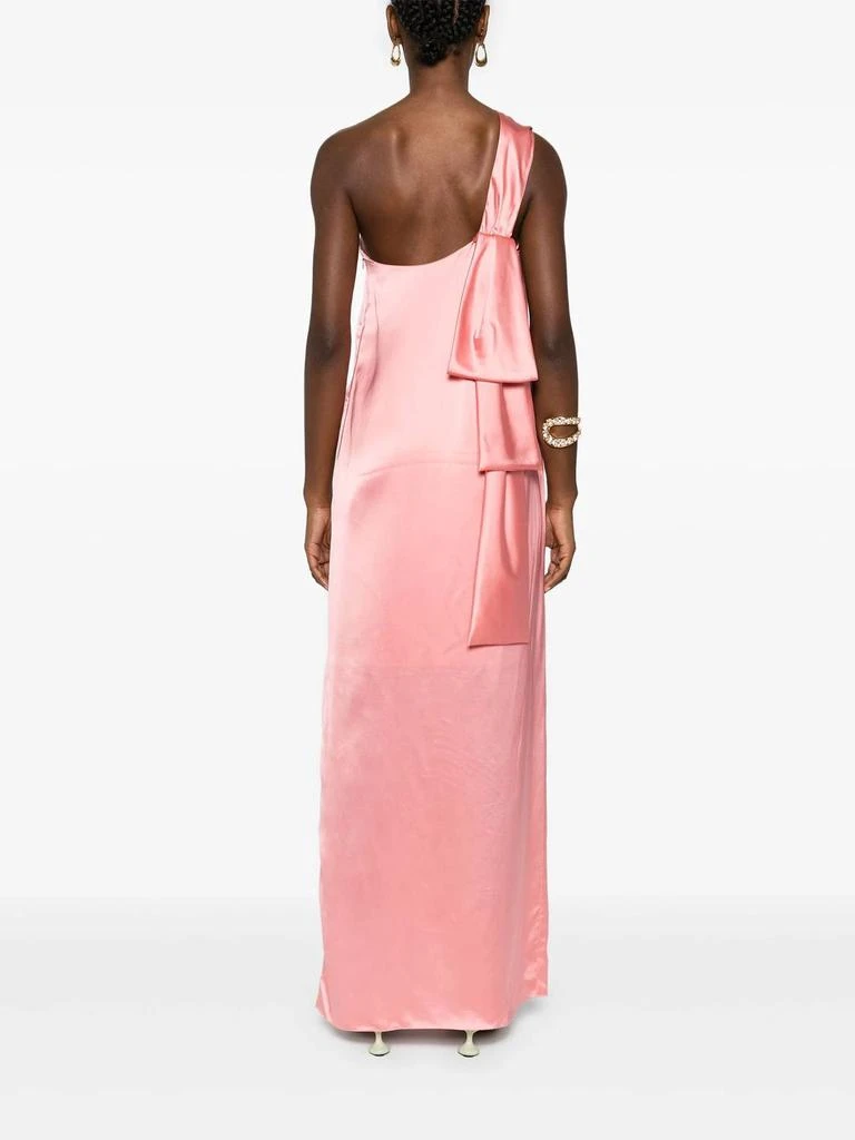 Lanvin Lanvin - Bow Back One Shoulder Satin Gown 3