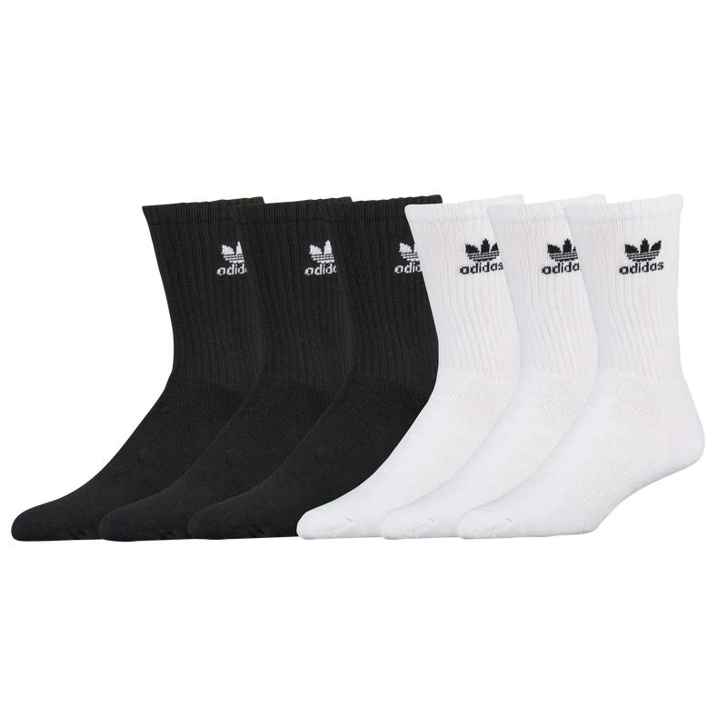 Adidas adidas Originals Trefoil 6-Pack Crew Socks - Boys
 Grade School