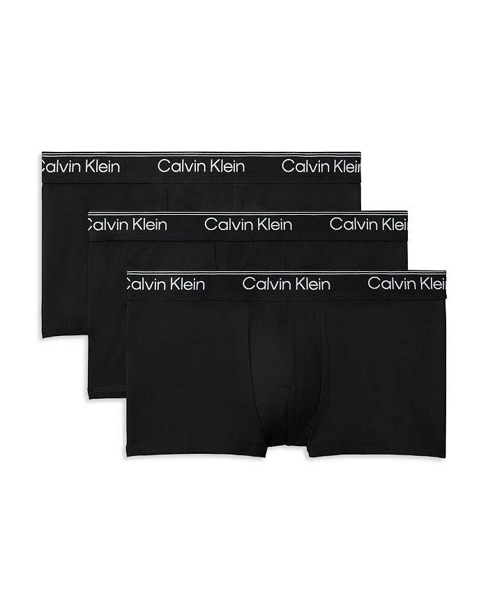 Calvin Klein Microfiber Stretch Low Rise Trunks, Pack of 3