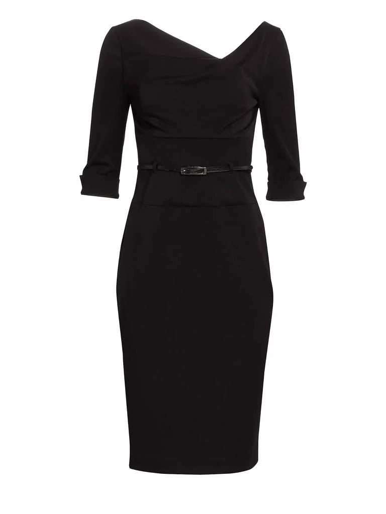 Black Halo Jackie O Three-Quarter Sleeve Dress 5