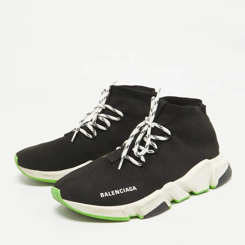 Balenciaga Balenciaga Black Fabric Speed 2.0 High Top Sneakers Size 41 2