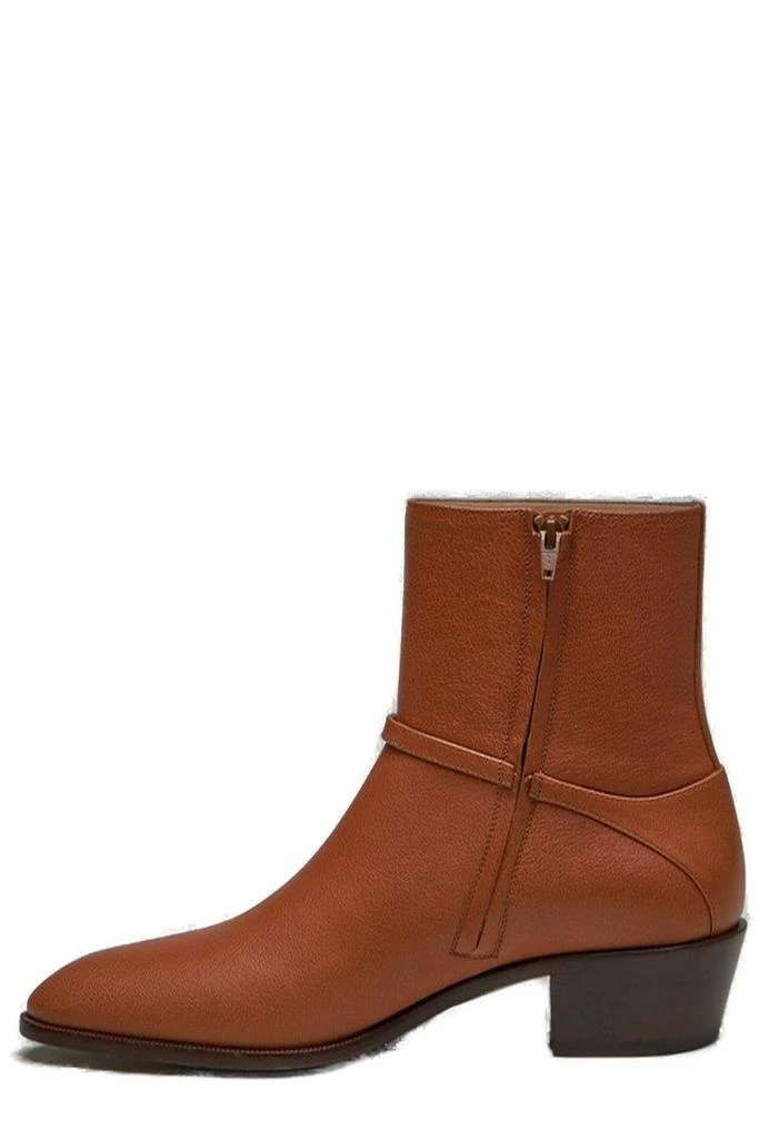 Valentino Valentino Pat Almond Toe Ankle Boots 2