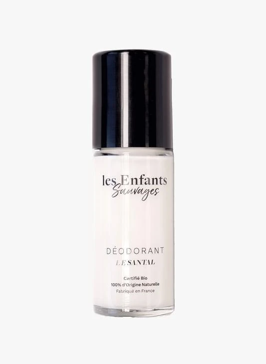 Les Enfants Sauvages Organic  100 Natural Roll-On Deodorant - Sandalwood (Woody) Unisex Scent