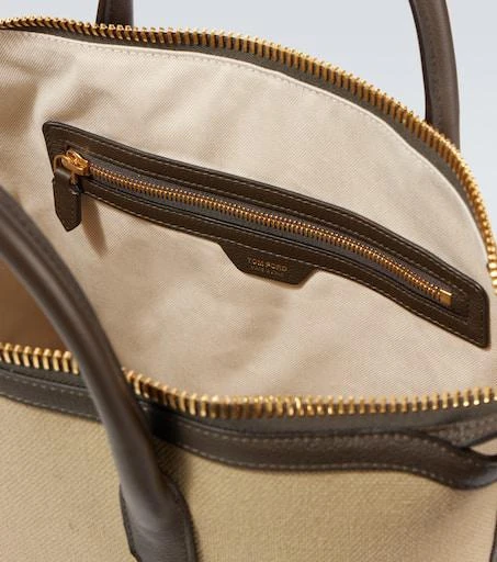 Tom Ford Buckley East West canvas tote bag 4