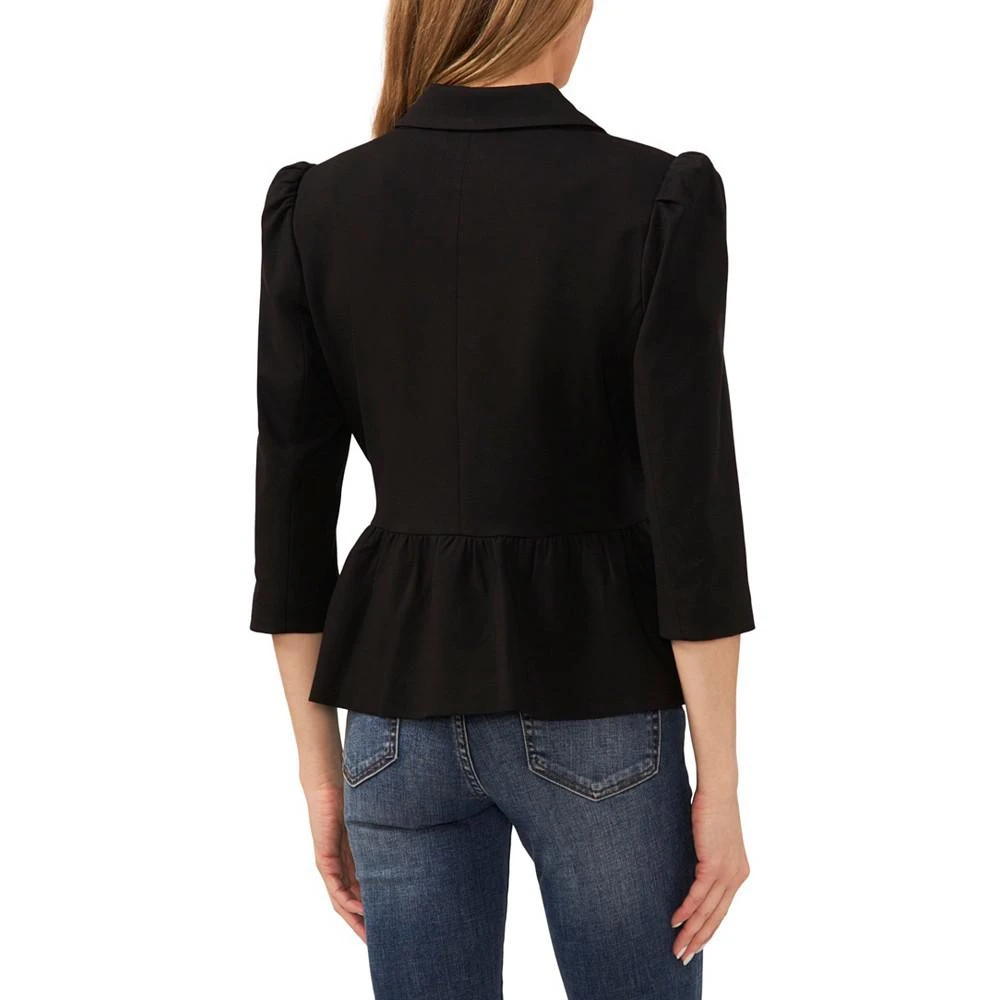 CeCe Women's 3/4-Sleeve Peplum Blazer 2
