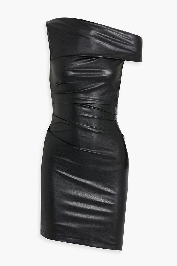 Shop One-shoulder gathered mini dress on Sale at BeyondStyle