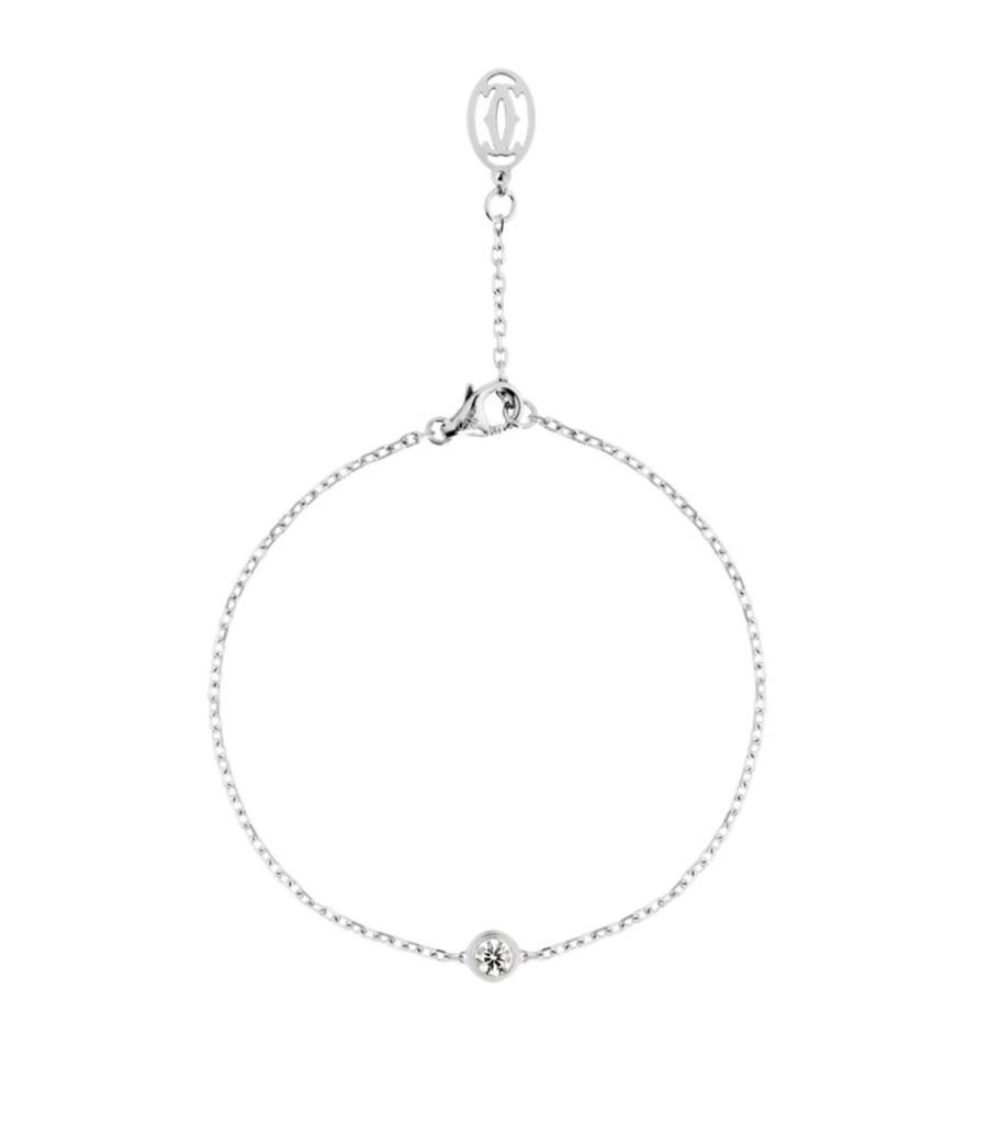 Cartier White Gold and Diamond Cartier d'Amour Bracelet 1