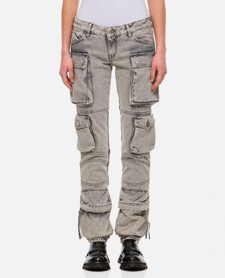 【The Attico】 Fern fadedカーゴ barrel-legジーンズ The Attico Fern faded cargo barrel-leg jeans - Jeans - Free