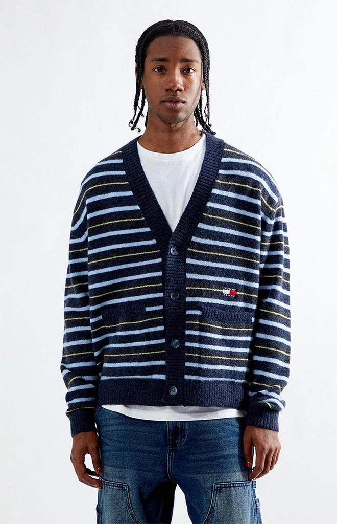 Tommy Jeans Striped Jacquard Boxy Cardigan 1