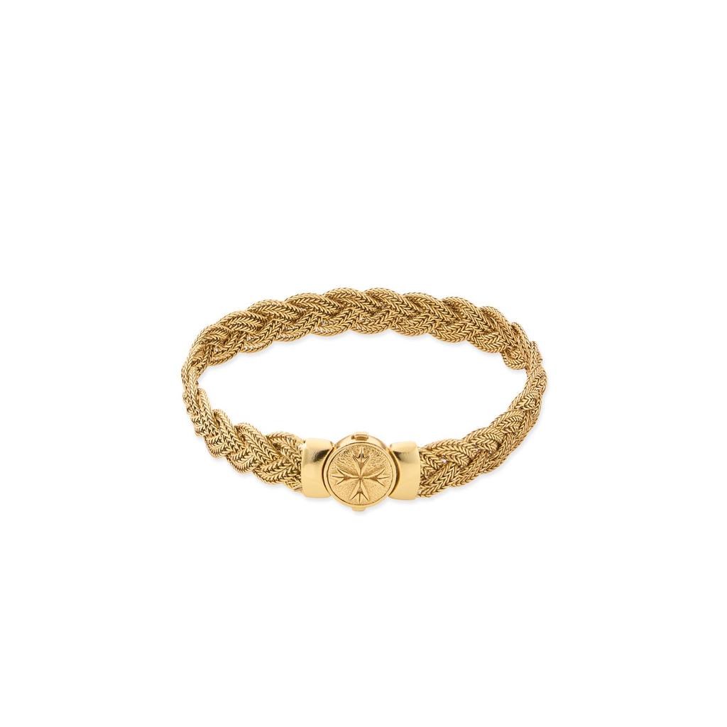 Emanuele Bicocchi Emanuele Bicocchi Diamond-Cut Flat Braided Bracelet