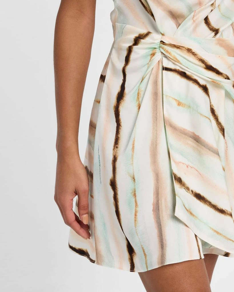 A.L.C. Delia Draped Tie-Dye Mini Dress 5