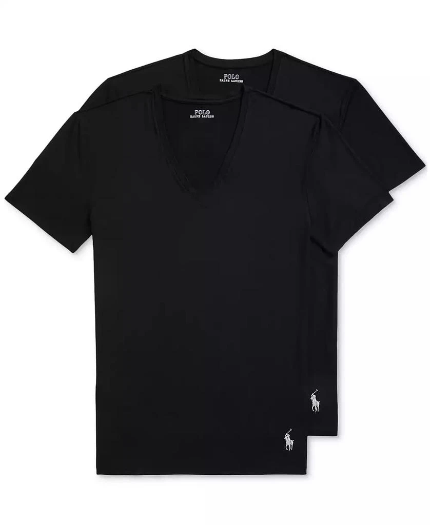 Ralph Lauren Men's 2-Pack Perfect Flex V-Neck T-Shirts 1