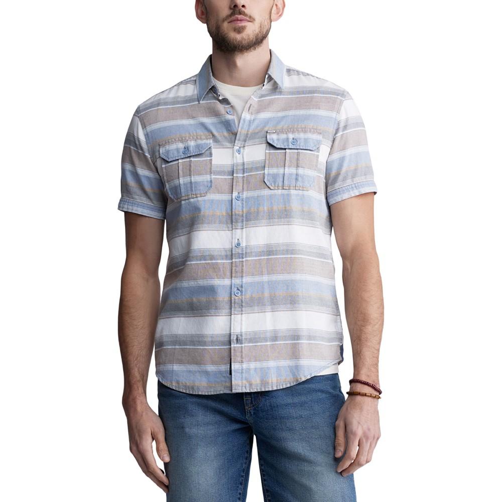 Buffalo David Bitton Men's Sodhi Regular-Fit Stripe Button-Down Shirt