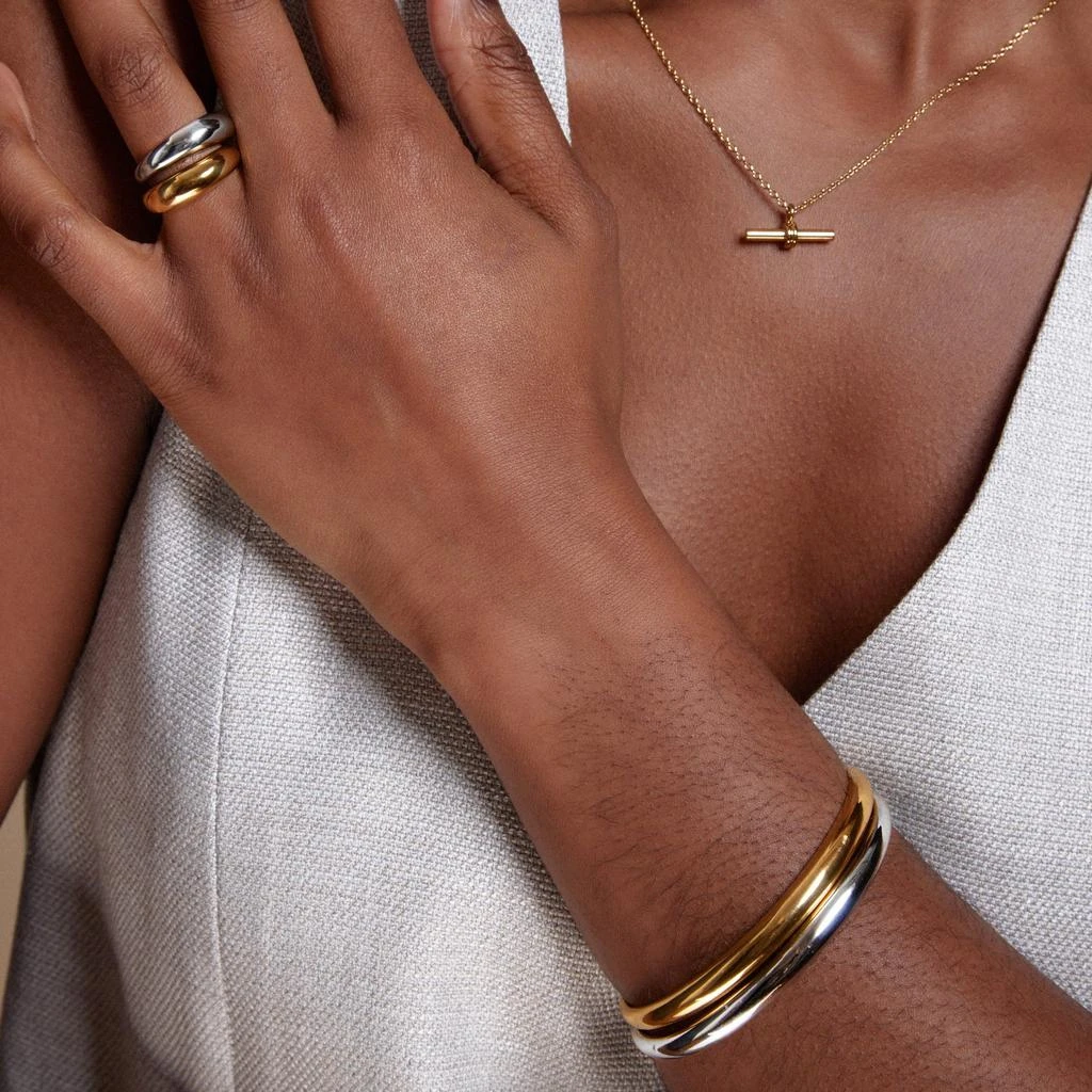 Orelia LUXE LUXE Domed Bangle 4