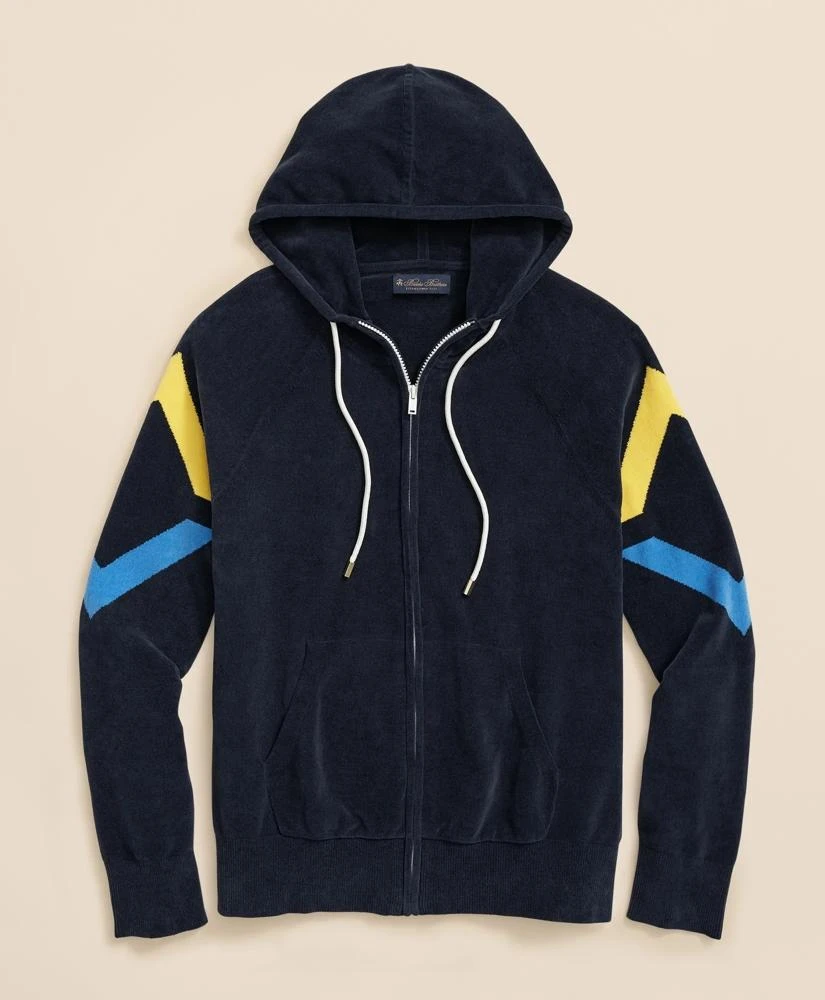 Brooks Brothers Archive Full-Zip Hoodie Sweater in Cotton 1