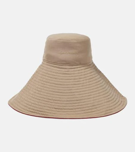 Jacquemus Le Chapeau Lagrima oversized sun hat 1