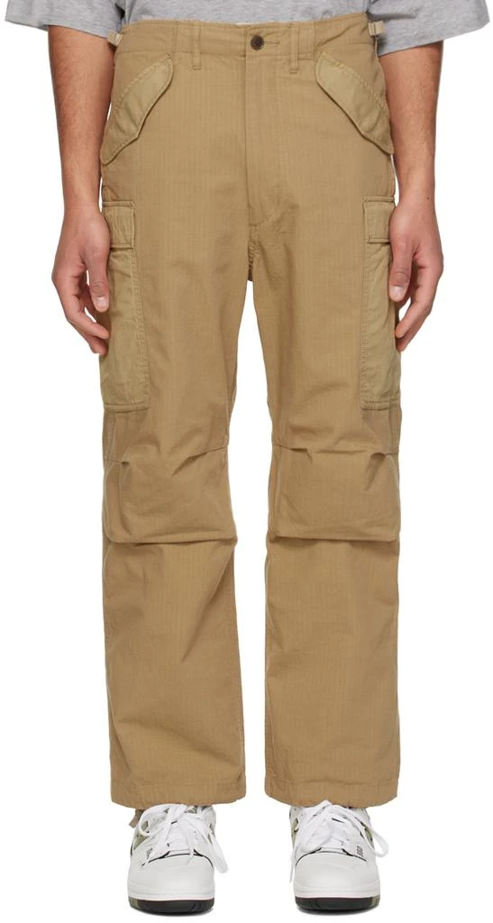 Nanamica Tan Pocket Cargo Pants 1