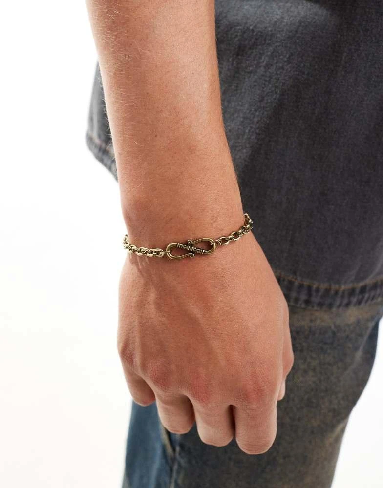 CLASSICS 77 Classics 77 link pendant bracelet in gold 1