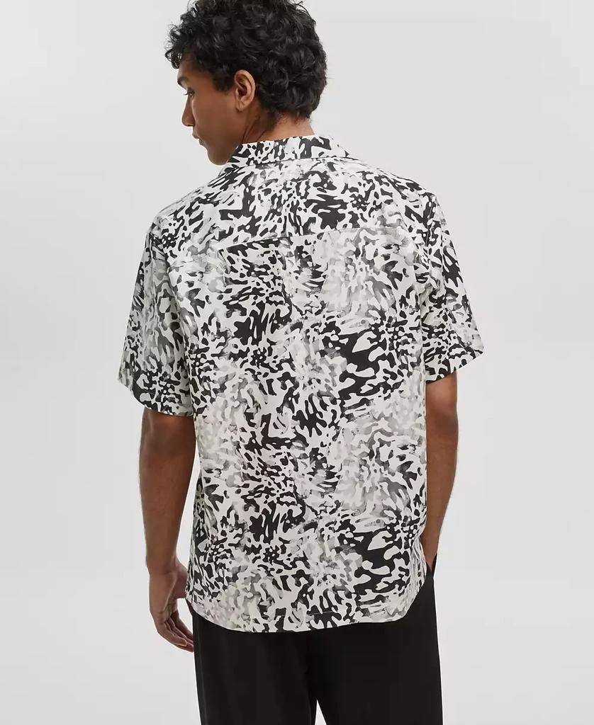 Mode of One Men's Relaxed-Fit Printed Button-Down Camp Shirt, Created for Macy's 2