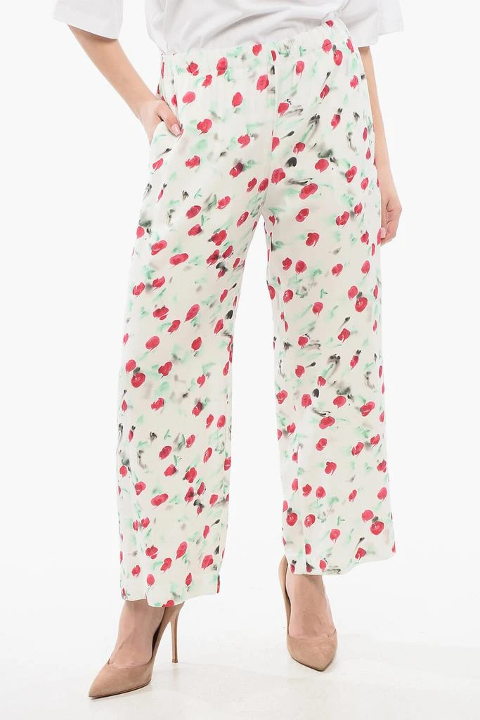 Marni Marni Satin Cropped Pants with Drawstring 1