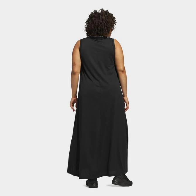 Adidas Women's adidas Tiro Cut 3-Stripes Soft Mesh Long Dress (Plus Size) 3