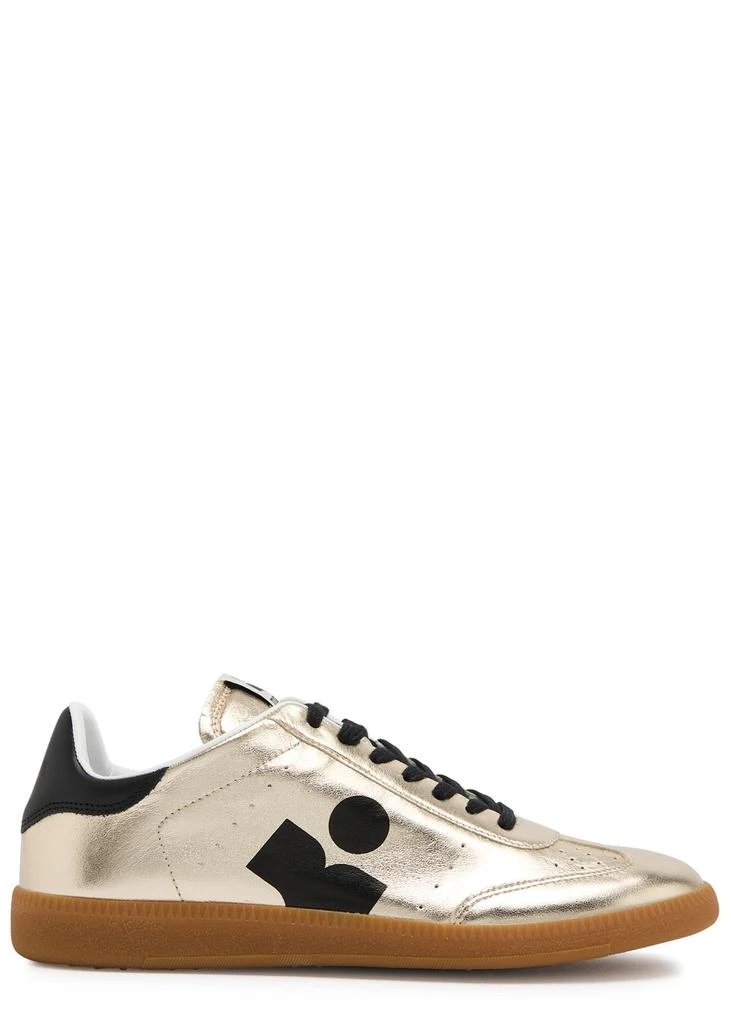 Isabel Marant Étoile Kaycee metallic leather sneakers 1