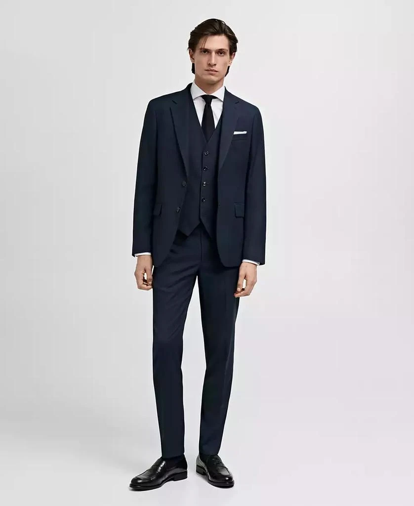 Mango Men's Slim-Fit Suit Vest 5