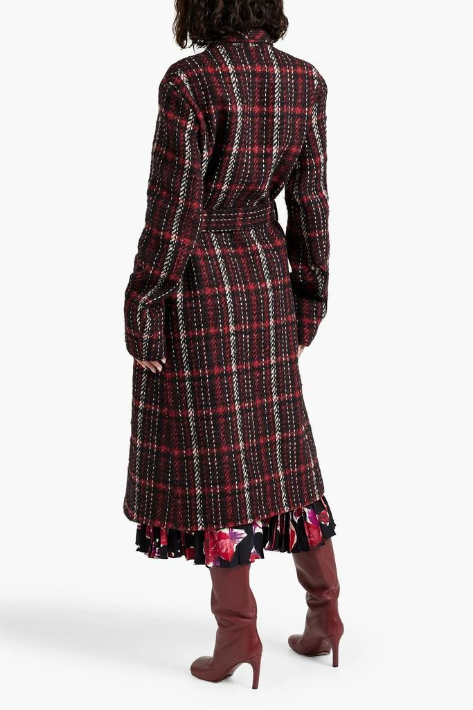 MARNI Checked wool-blend tweed coat 3