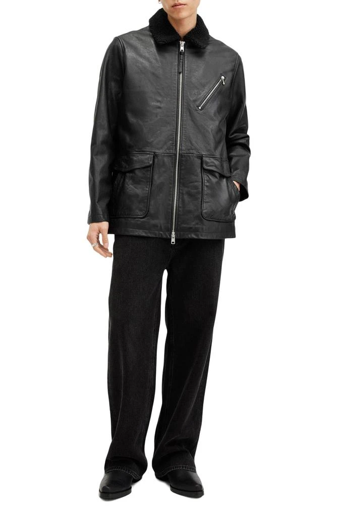 ALL SAINTS Moriarty Leather Jacket 7