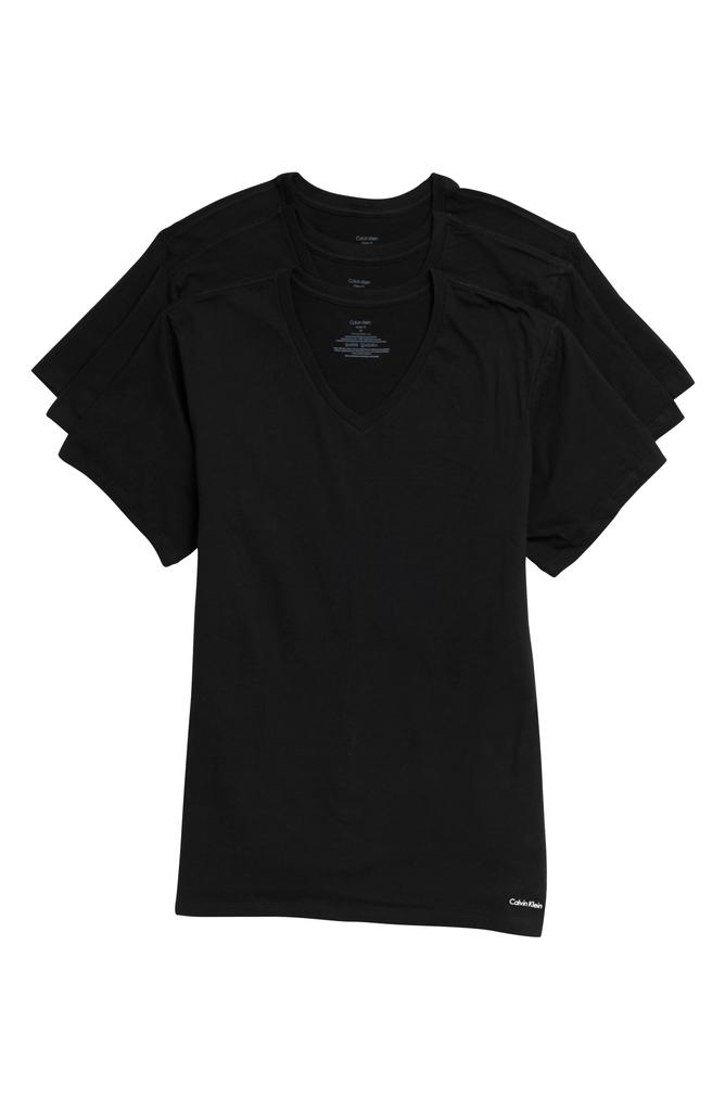 Calvin Klein 3-Pack Cotton V-Neck T-Shirt