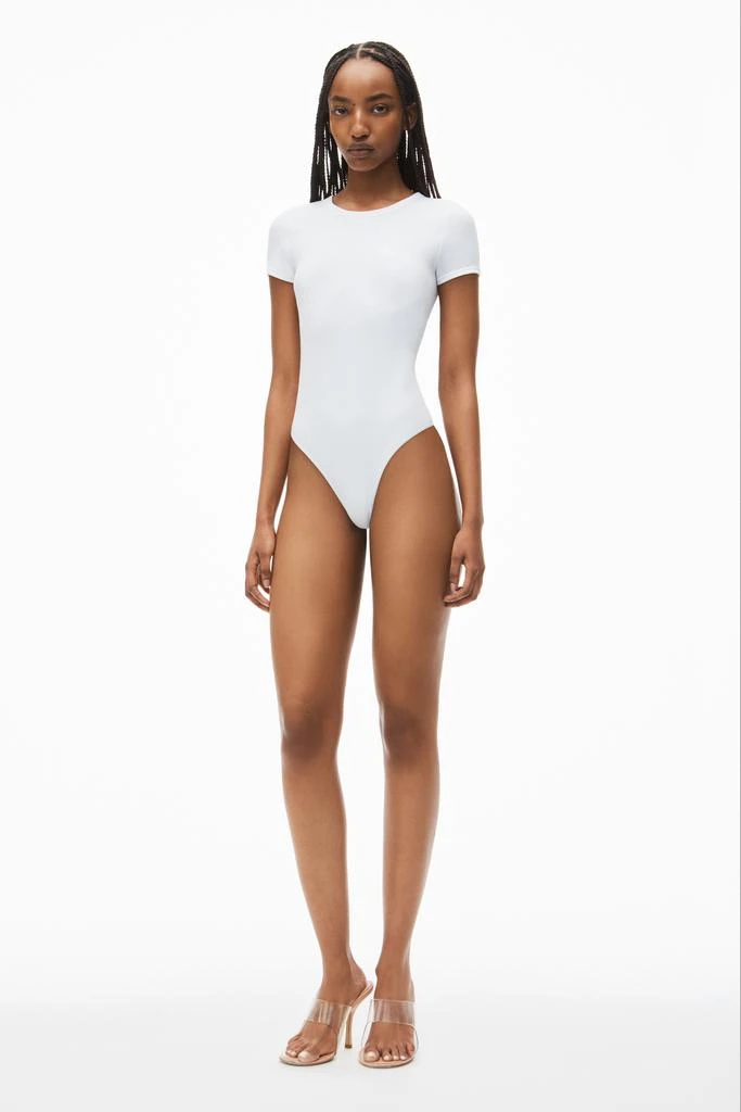 Alexander Wang short-sleeve bodysuit in rib-knit jersey 6