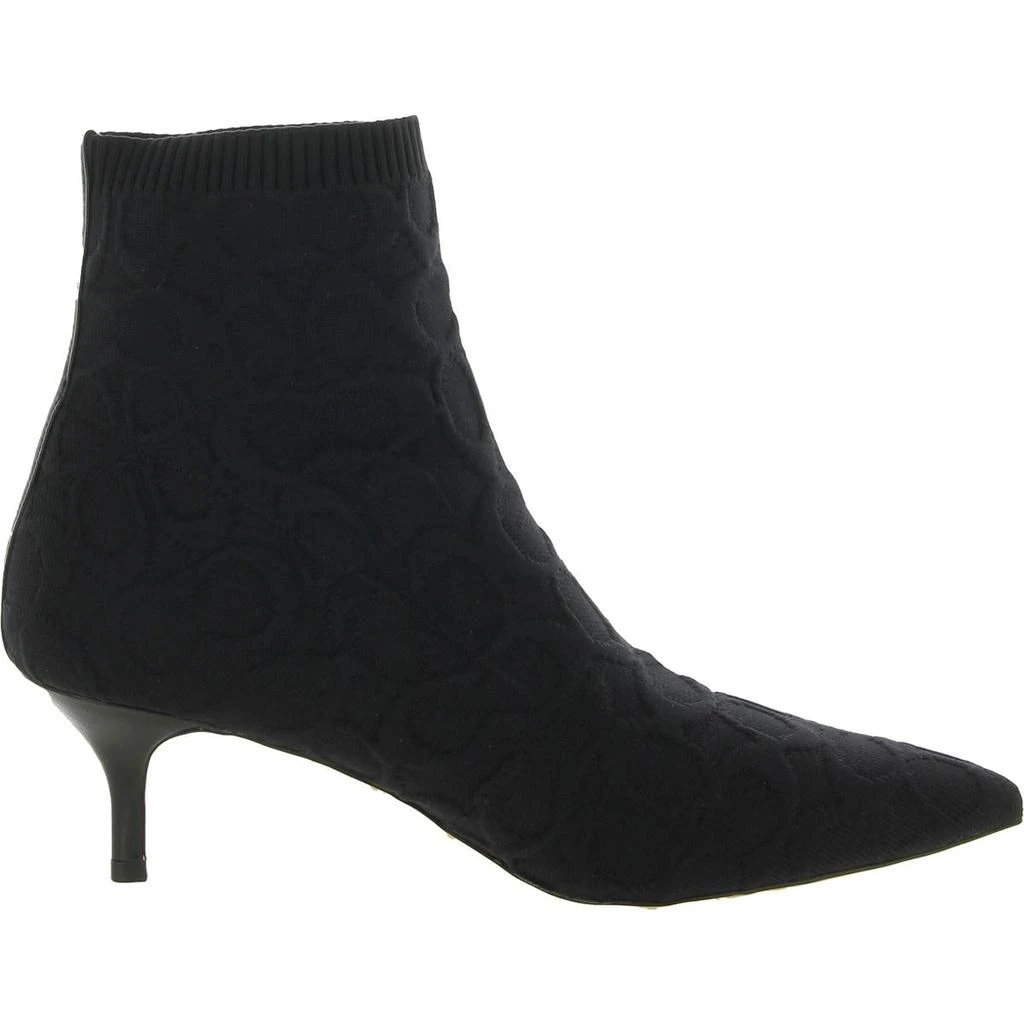 Coach Jade Knit Womens Suede Pointed Toe Ankle Boots 2