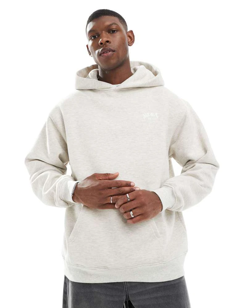 HERA Hera Mens vortex hoodie in oatmeal marl 2