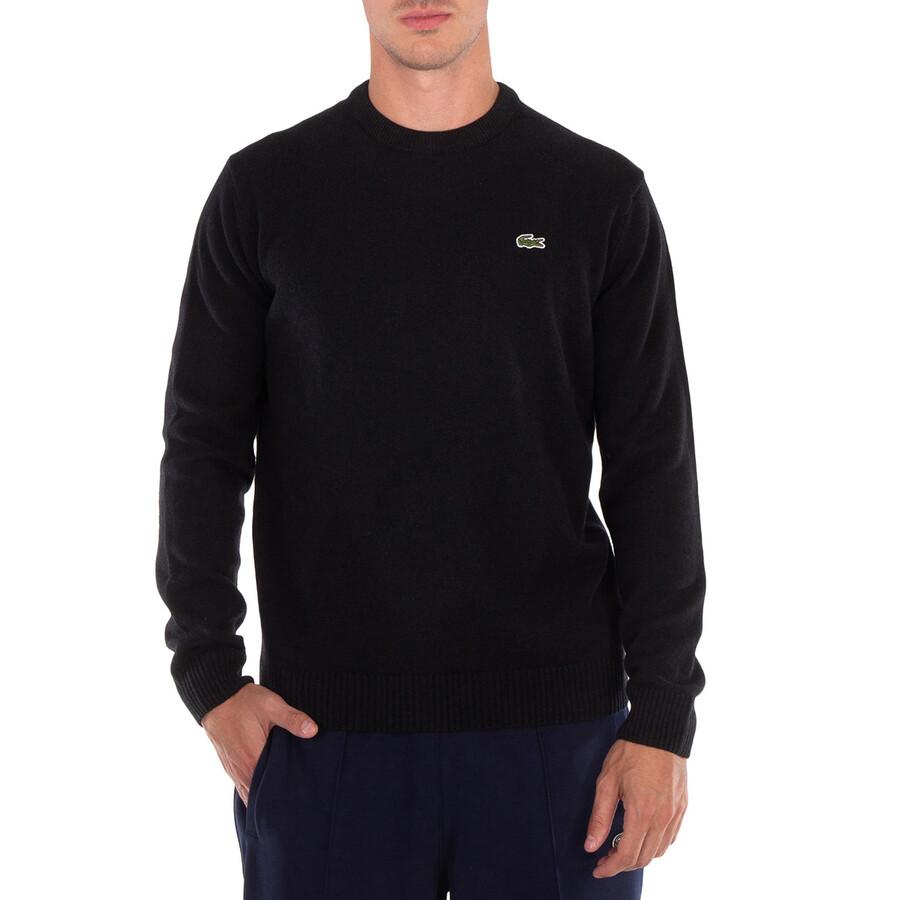 Lacoste Crew Neck Pull Over Wool Sweater