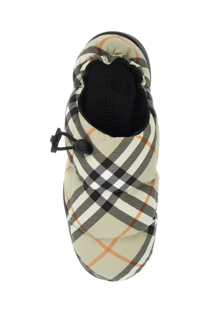 Burberry Nylon Check Mules Pillow For 2