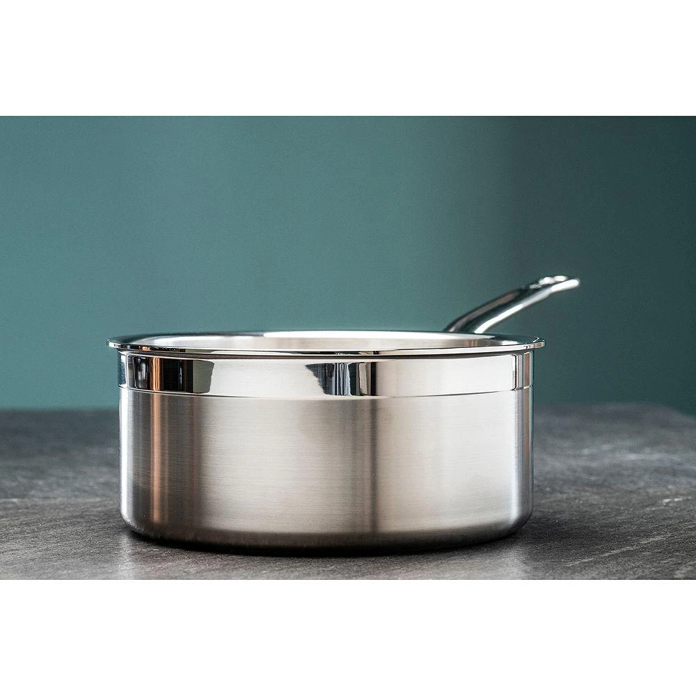 Hestan ProBond® Forged 3-Quart Professional Clad Stainless Steel Saucepan with Lid 6