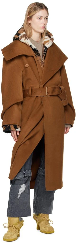 JW Anderson Brown Wrap Coat 4