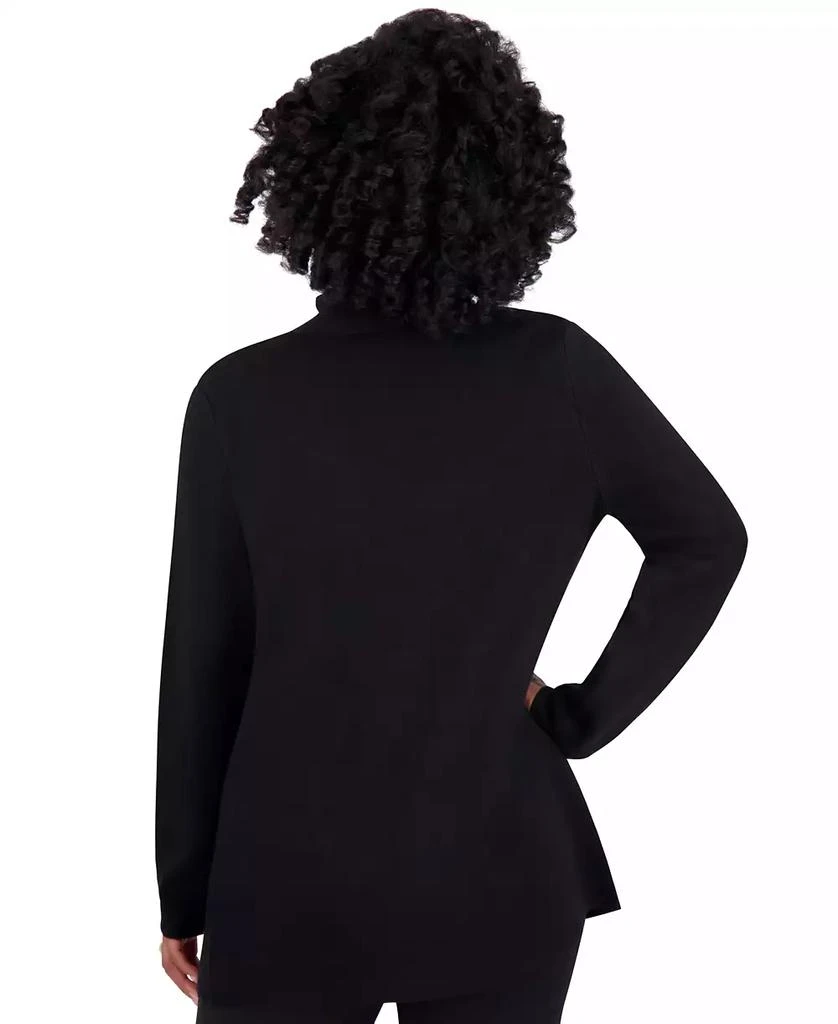 Kasper Women's Open-Front Long-Sleeve Cardigan 3