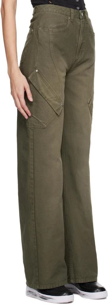 Jordan Khaki Travis Scott Edition Embroidered Cargo Pants 2
