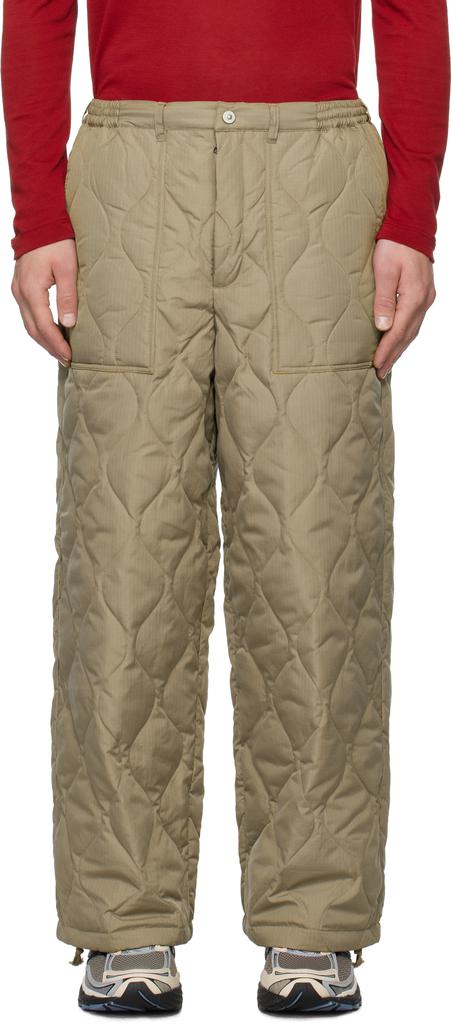 Taion Beige Military Down Trousers