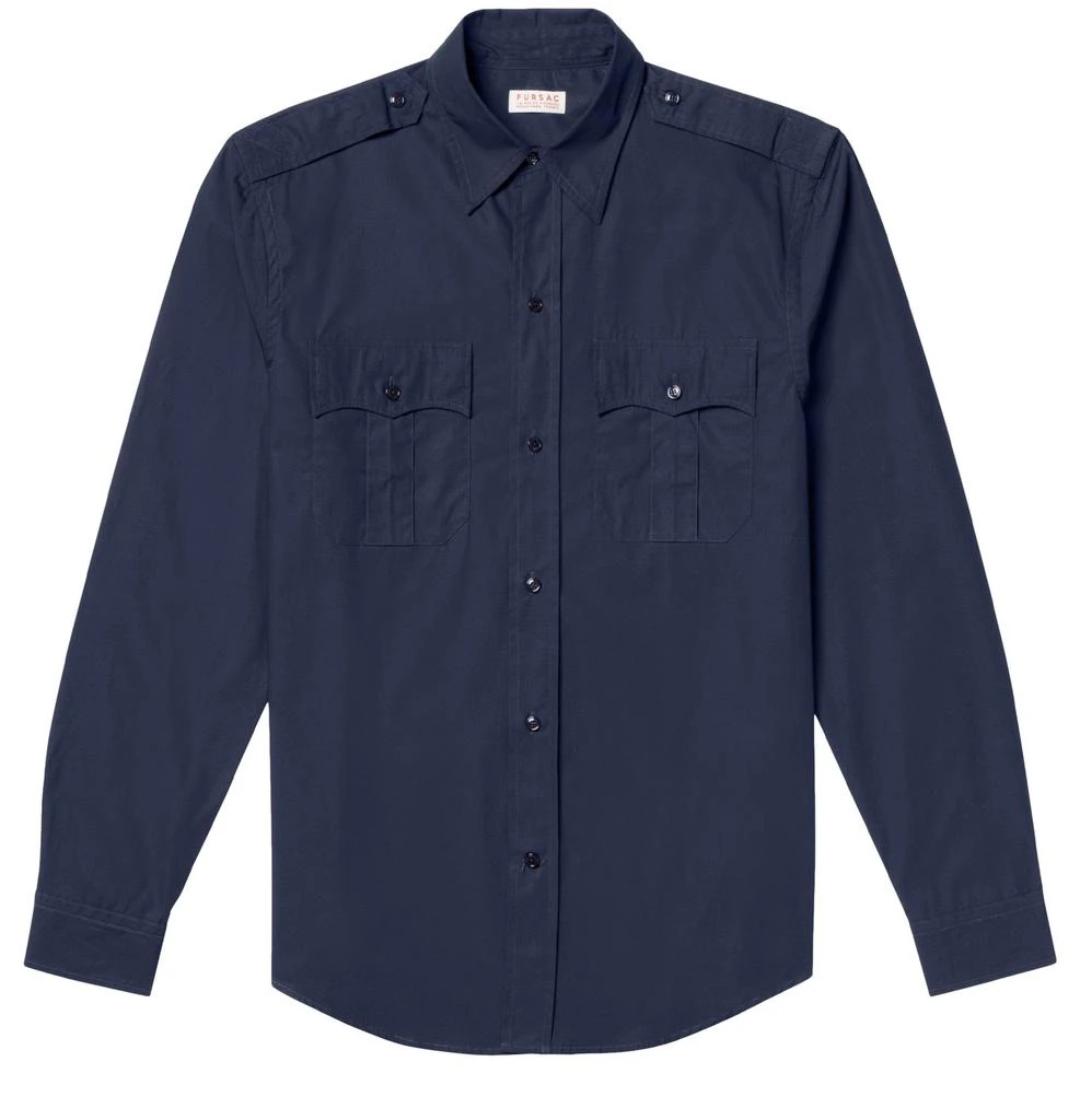 Fursac Cotton swallow collar shirt 1
