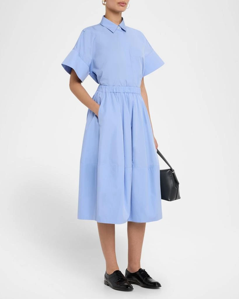 CO Cotton Midi Bubble Skirt 2