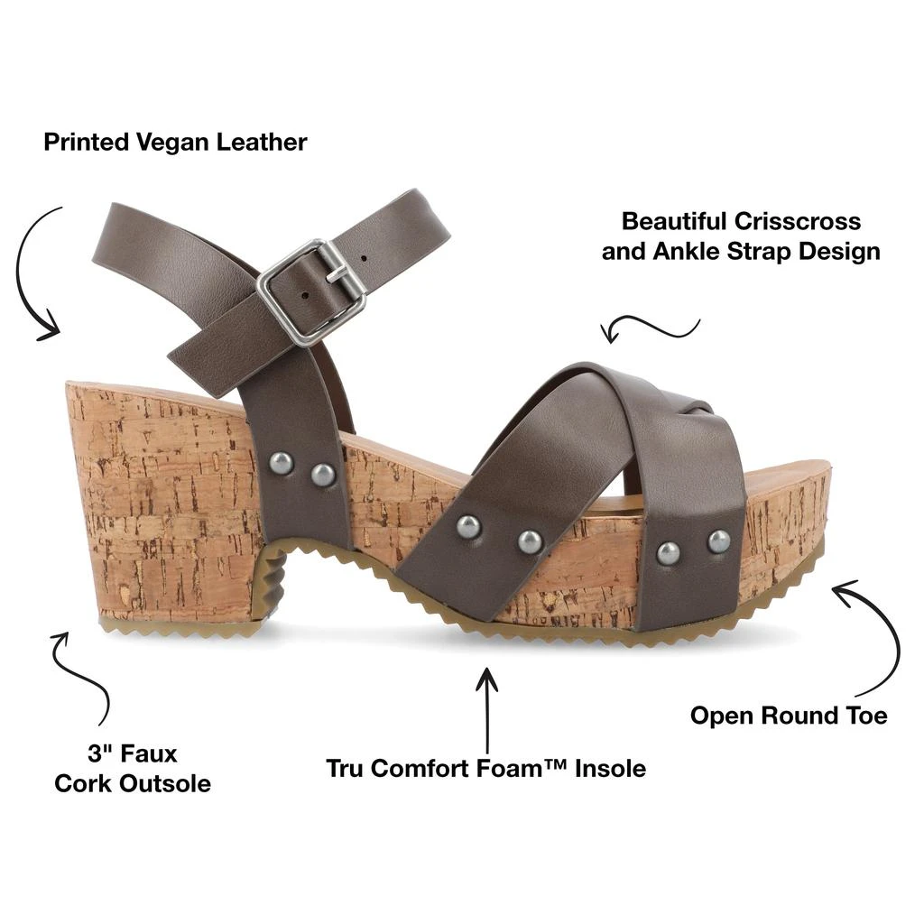 Journee Collection Collection Women's Tru Comfort Foam Valentina Sandals 5
