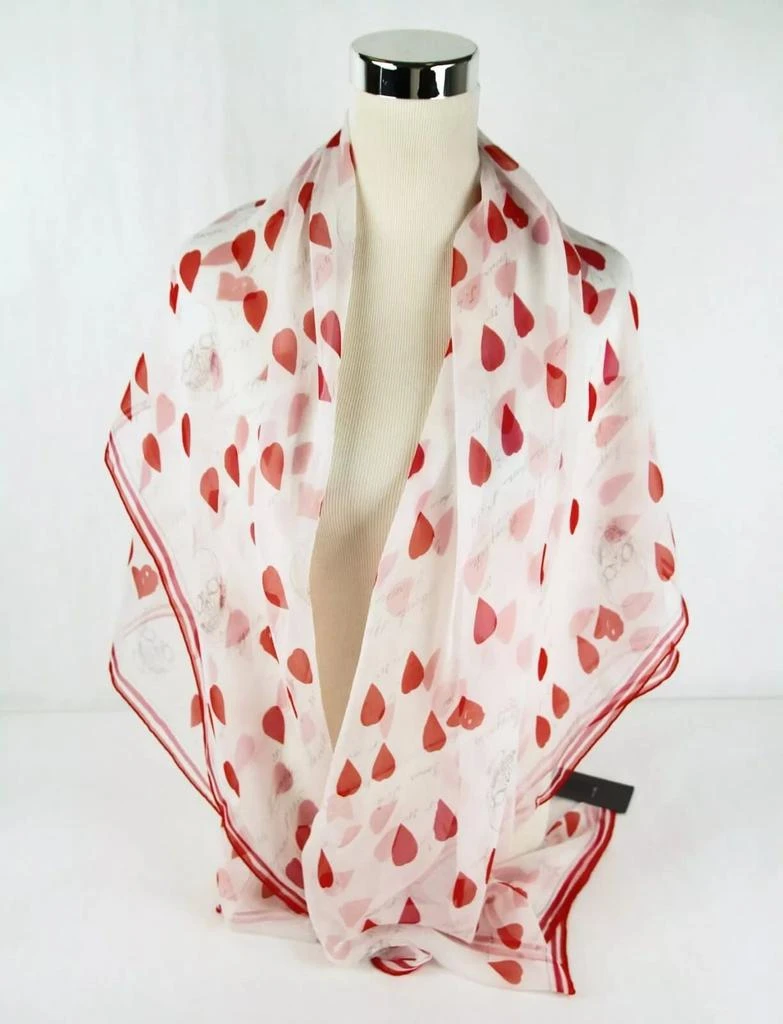 Alexander McQueen Alexander McQueen Chiffon Silk Petal Skull Print Shawl 3