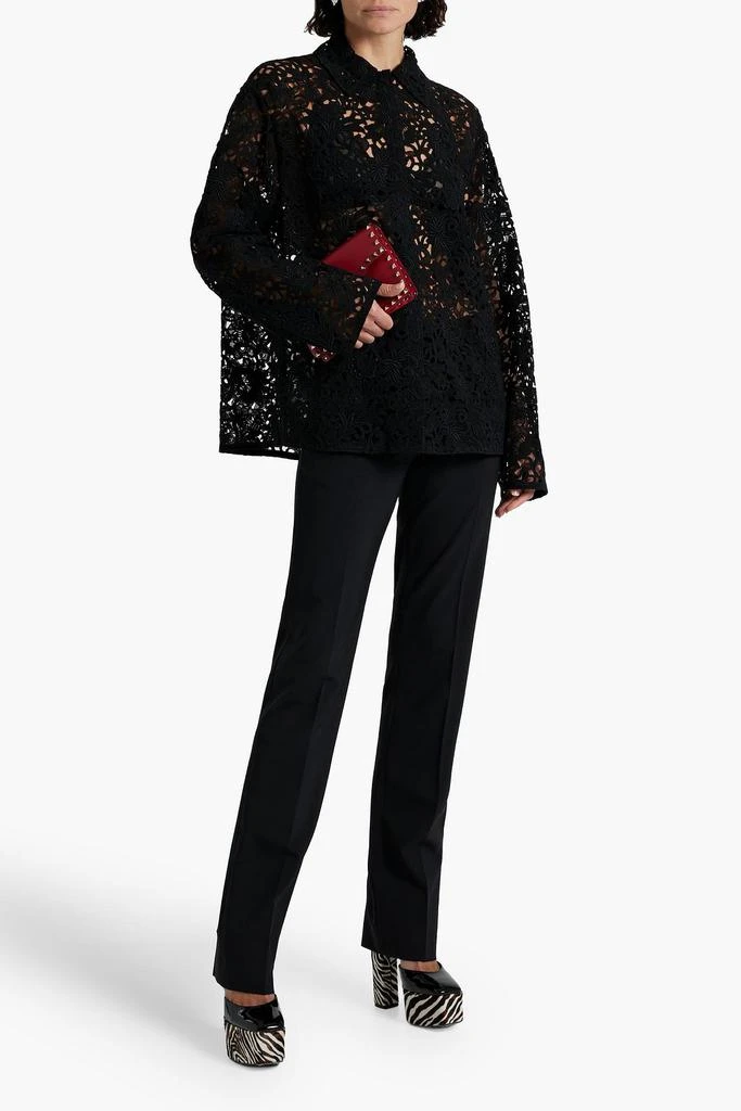 Valentino Cotton-blend corded lace jacket 2