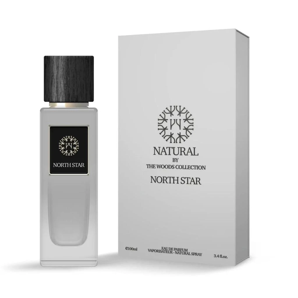 THE WOODS COLLECTION 100 ml Natural North Star Unisex Eau De Parfum Spray with Mini Refillable Spray 1