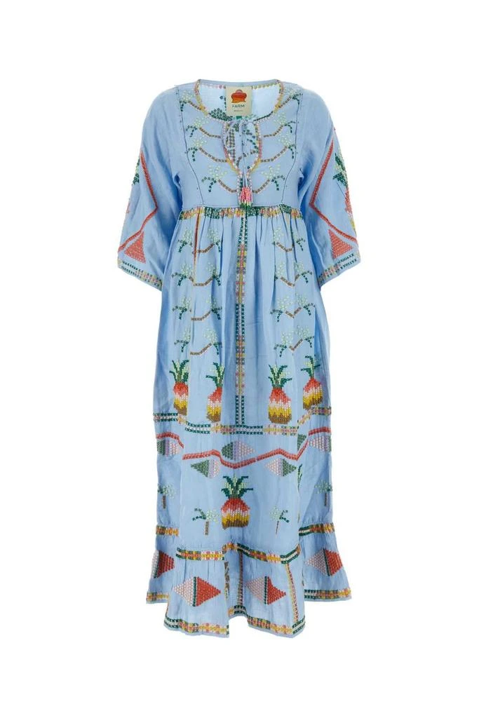 Farm Rio Farm Rio Embroidered Midi Dress 1