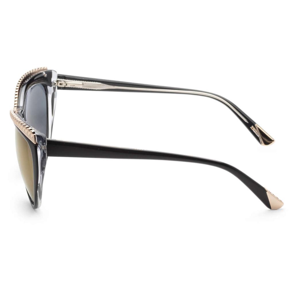 L.A.M.B. L.A.M.B. Women's Black Cat-Eye Sunglasses