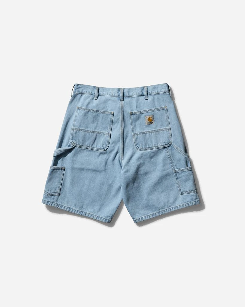 Carhartt WIP Men's Double Knee Shorts Blue (Heavy Stone Bleached) 2