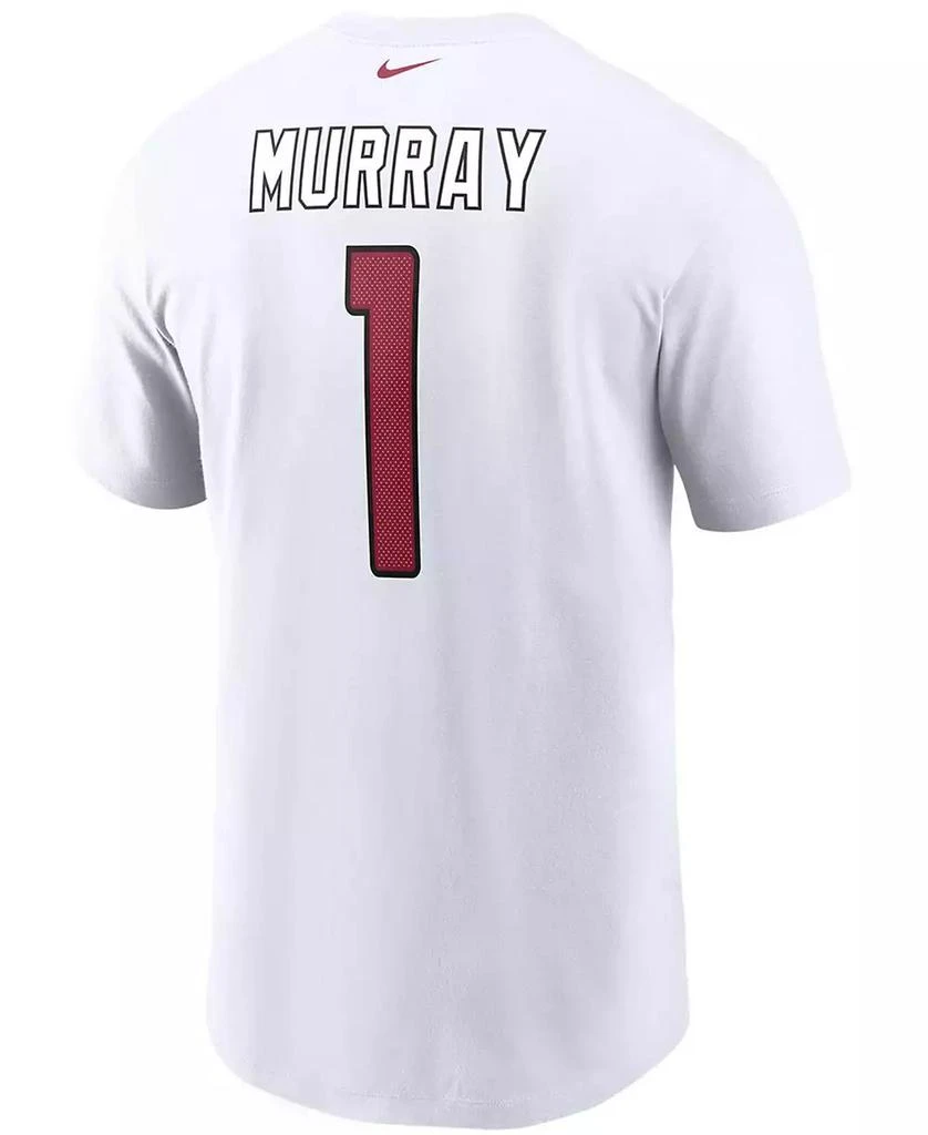 NIKE Men's Kyler Murray White Arizona Cardinals Name and Number T-shirt 2